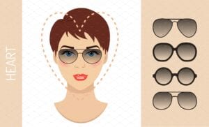 inverted triangle face shape glasses